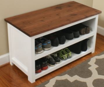 Beautiful shoe storage